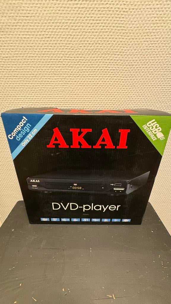 Akai DVD-speler, Ophalen of Verzenden, Nieuw, Dvd-speler, Draagbaar