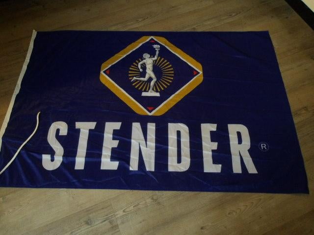 Stender bier vlag (nr.1) 144x97 cm., Verzamelen, Biermerken, Nieuw, Overige typen, Overige merken, Ophalen of Verzenden