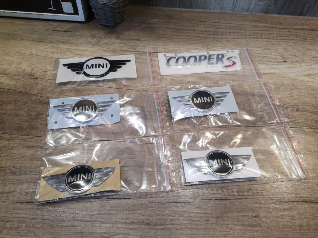 Diverse MINI logo's, Nieuw, Ophalen of Verzenden, Mini, Achter