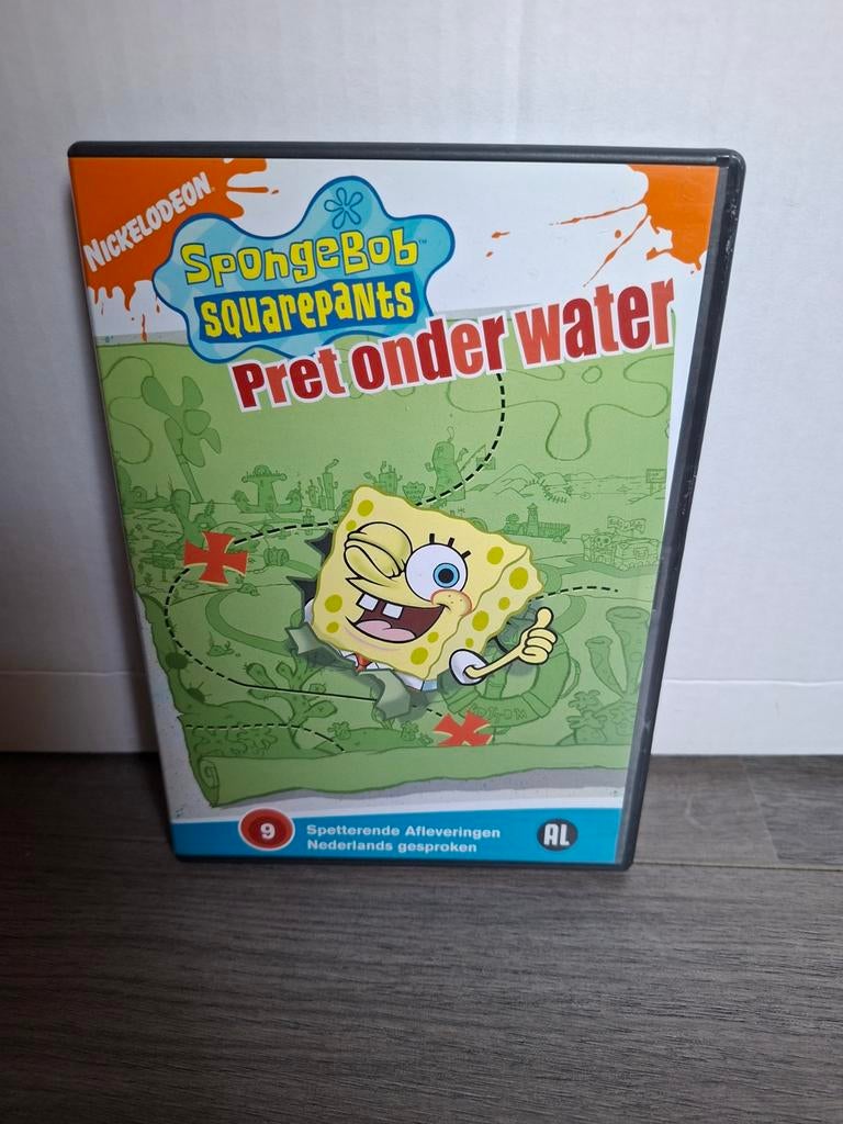 SpongeBob Squarepants: Pret onder water DVD, Cd's en Dvd's, Dvd's | Kinderen en Jeugd, Alle leeftijden, Ophalen of Verzenden, Gebruikt