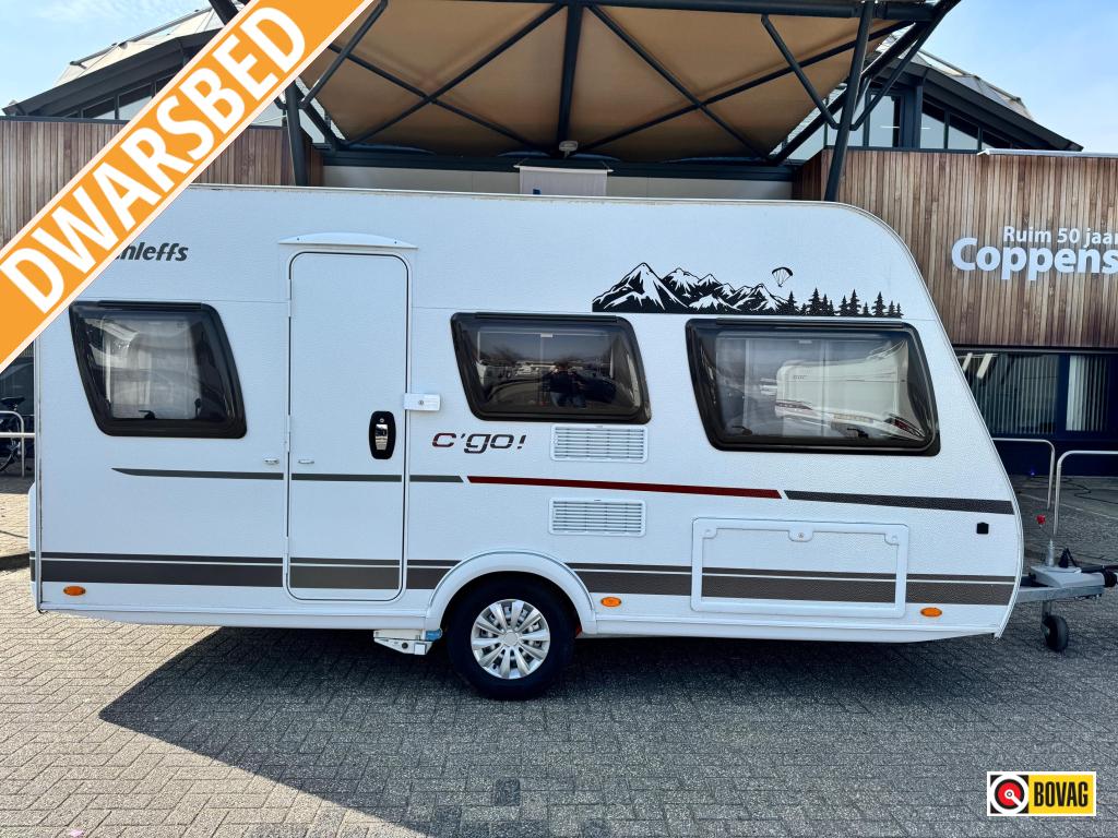 Dethleffs C'Go 415 QL 2023 MOVER + NIEUWE TENT!, Schokbreker, Bedrijf, Treinzit, Tot en met 4