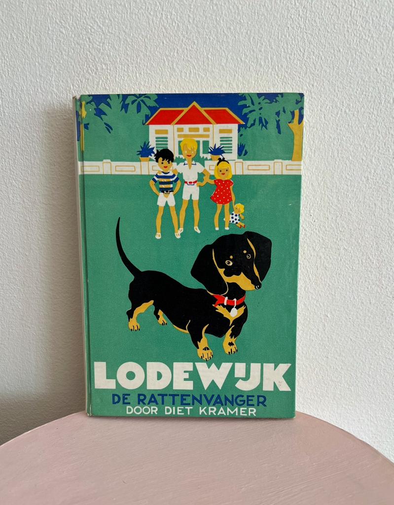Vintage boekje Lodewijk de rattenvanger door Diet Kramer, Ophalen of Verzenden, Gelezen, Fictie algemeen