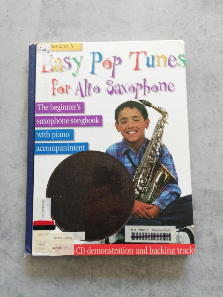 Easy pop tunes voor alt saxophone (met cd), Gebruikt, Saxofoon, Ophalen of Verzenden, Artiest of Componist