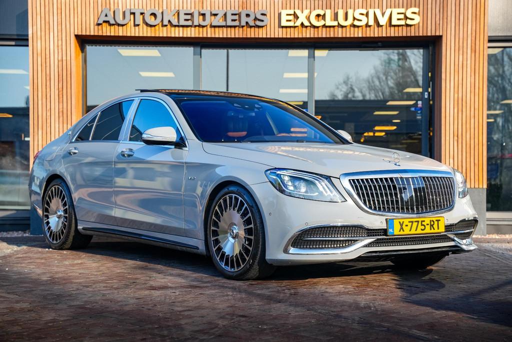Mercedes-Benz S-klasse 500 4Matic Lang Edition 1 Maybach pak, Gebruikt, Zwart, Bedrijf, Vierwielaandrijving