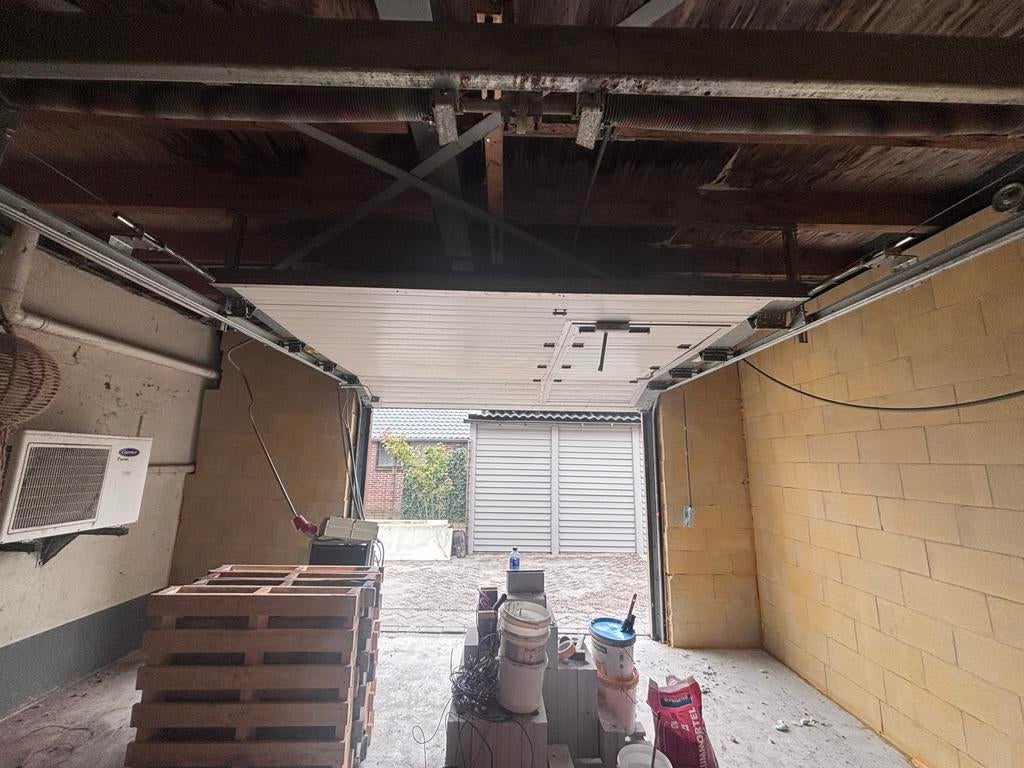 Elektrische Alsta bedrijfsdeur, Doe-het-zelf en Verbouw, Deuren en Horren, Gebruikt, Garagedeur, Ophalen of Verzenden, Metaal