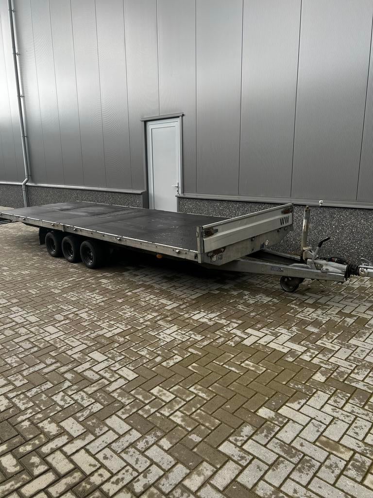 Hapert 6x2m 3500 kg 3-Asser Aanhanger, Auto diversen, Aanhangers en Bagagewagens, Ophalen