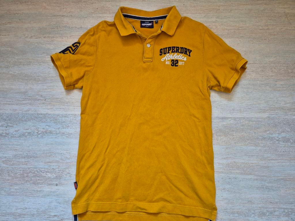 Superdry polo shirt Oker Maat M, Kleding | Heren, Polo's, Maat 48/50 (M), ., Geel, Ophalen of Verzenden