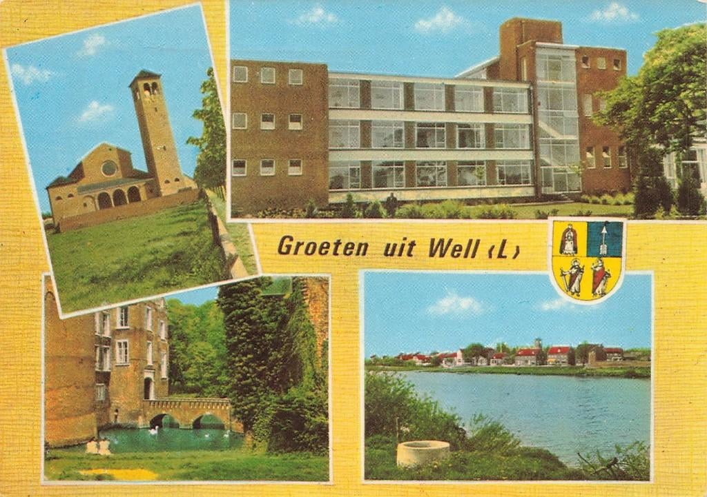 Groeten uit Well, Ophalen of Verzenden, 1960 tot 1980, Gelopen, Limburg