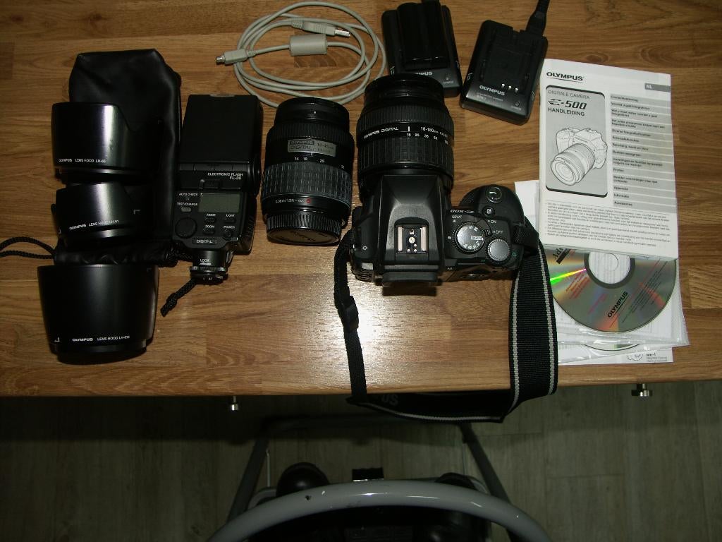 Olympus E500 Spiegelreflexcamera, Ophalen, Gebruikt, Spiegelreflex, 8 Megapixel