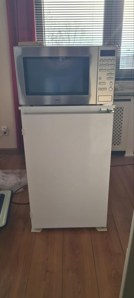 Inbouw Koelkast en Combimagnetron - Gebruikt, Goede Staat, 100 tot 150 liter, 45 tot 60 cm, Ophalen, 85 tot 120 cm