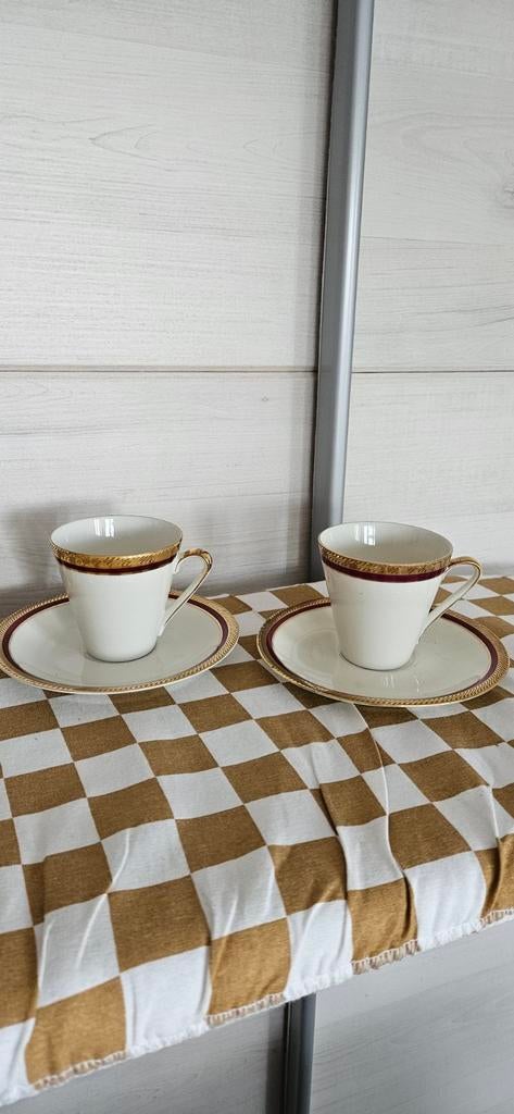 2x kop en schotel Hertel Jacob Bavaria Germany, Ophalen of Verzenden