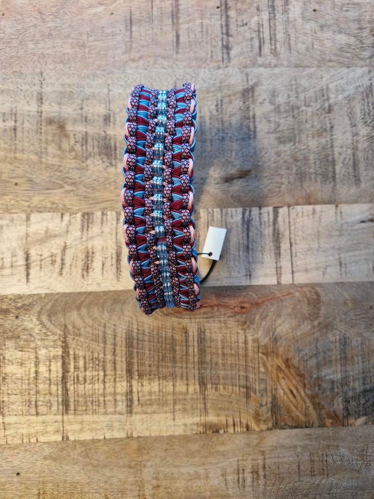 Paracord halsband 46 cm 51,5 cm 4 cm breed, Ophalen of Verzenden