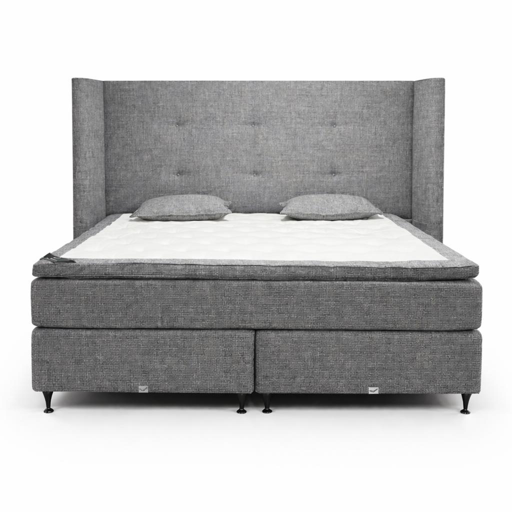 Viking Royal Continental boxspring, Huis en Inrichting, Slaapkamer | Boxsprings, Zo goed als nieuw, Overige maten, 210 cm, Tweepersoons