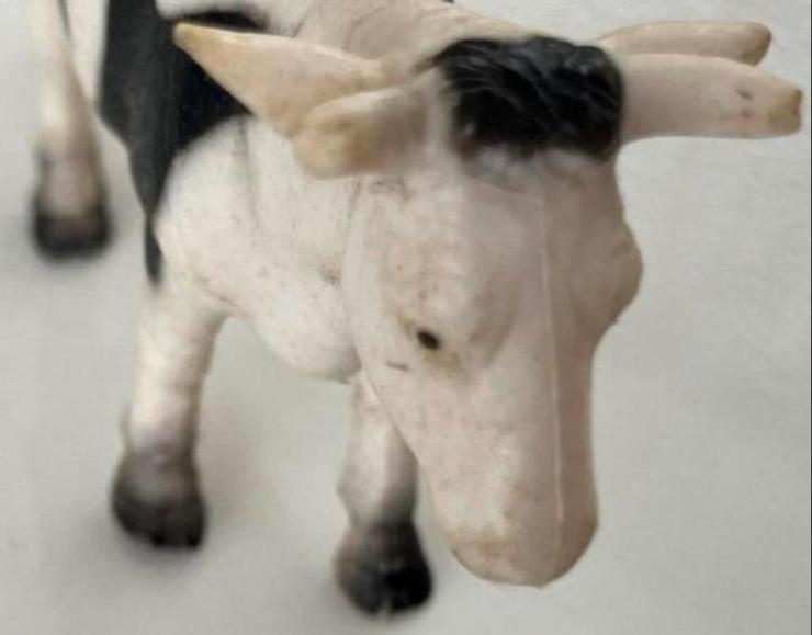 Leuke Koe of Stier Speelgoed - 8x15 cm, Ophalen of Verzenden, Gebruikt, Jongen of Meisje