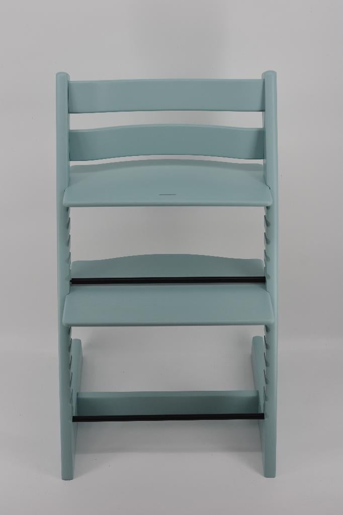Stokke Tripp Trapp Aqua Blue – Refurbished model, Kinderen en Baby's, Kinderstoelen, Verzenden, Gebruikt, Meegroeistoel, Gordel(s)