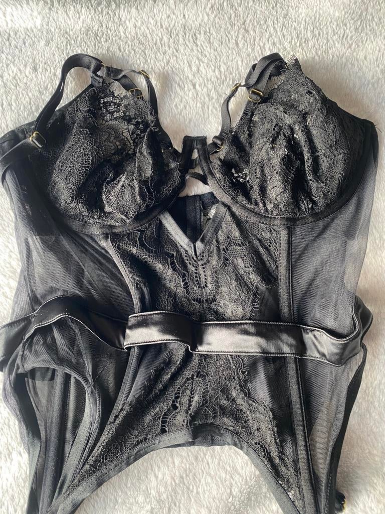 Bustier, Ophalen of Verzenden, Zwart, Body of Korset