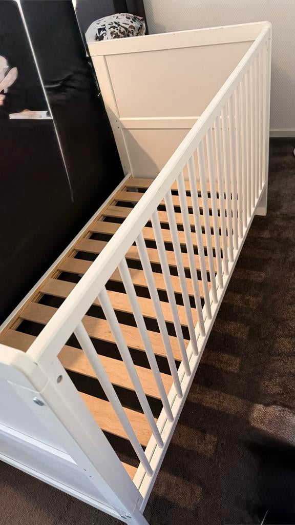 Petite Amelie meegroeibed wit 140x70 - ledikant tot peuterbe, Kinderen en Baby's, Babywiegjes en Ledikanten, Ophalen, Gebruikt