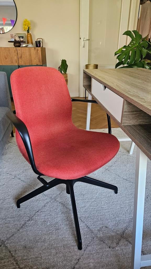IKEA Långfjäll bureaustoel, oranje/terracotta, Ophalen