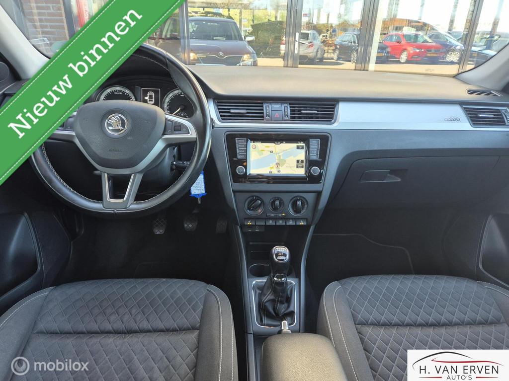 Skoda Rapid 1.2 TSI NAVI DEALERONDERHOUDEN PDC 17" NAP, Auto's, Euro 6, 49 €/maand, Origineel Nederlands, Bedrijf