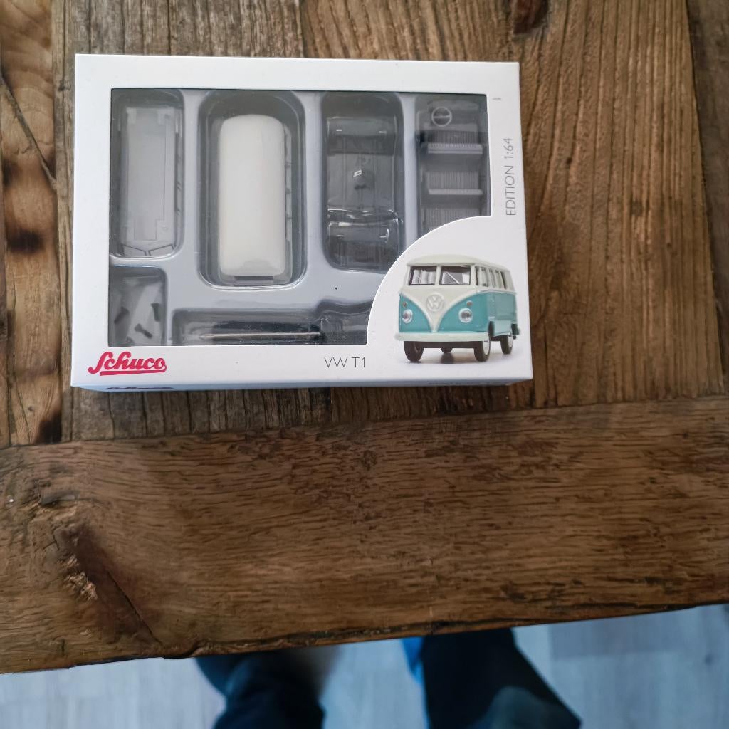 Schuco Edition 1:64 Kit VW volkswagen T1 Bus nieuw, Ophalen of Verzenden, Nieuw, Auto