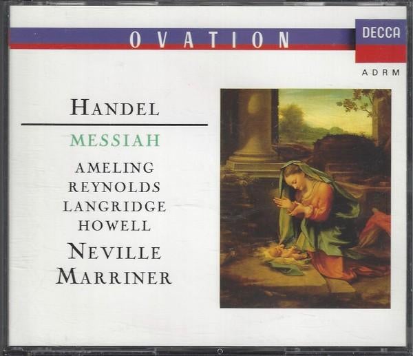 HANDEL Messiah 2 - CD AMELING MARRINER DECCA OVATION ZGAN, Boxset, Overige typen, Ophalen of Verzenden, Zo goed als nieuw