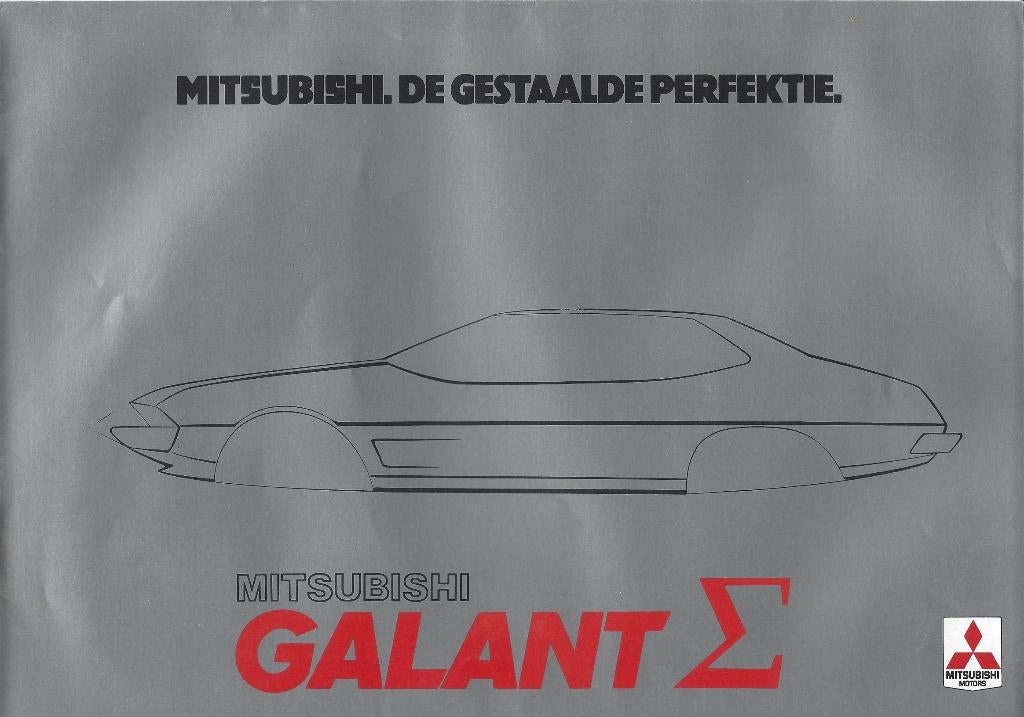 Folder Mitsubishi Galant Sigma 1979, Ophalen of Verzenden, Gelezen, Mitsubishi