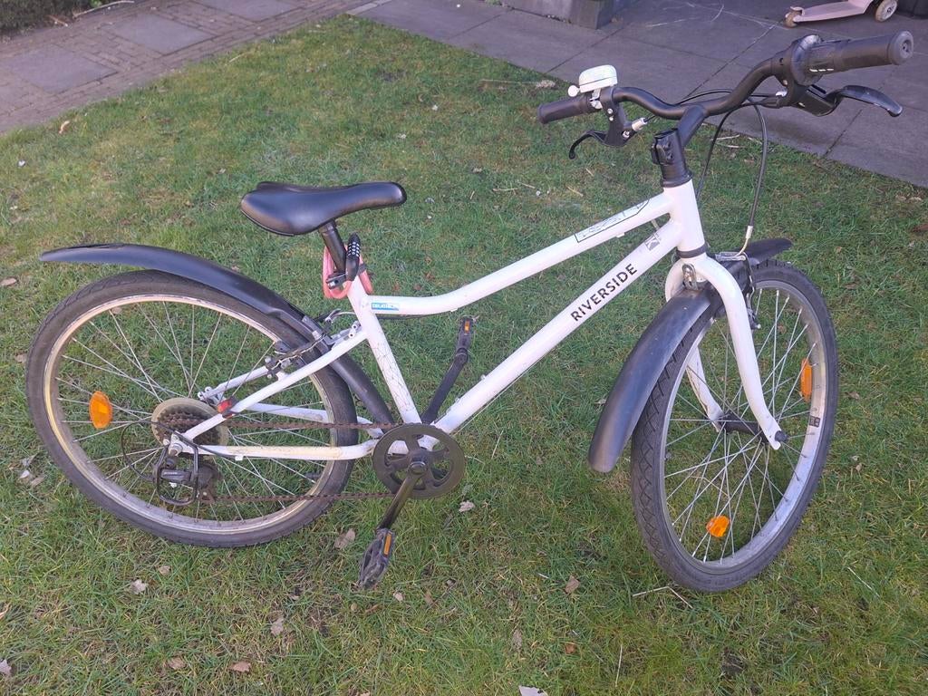Witte Riverside Mountainbike 24 inch - Prima staat, Fietsen en Brommers, Fietsen | Mountainbikes en ATB, Minder dan 45 cm, Ophalen