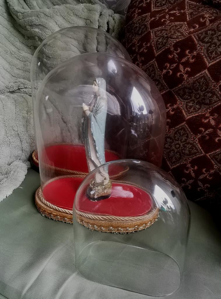 Oude ovale stolp + stolpbord 3 maten zie laatste foto Miekje, Antiek en Kunst, Ophalen