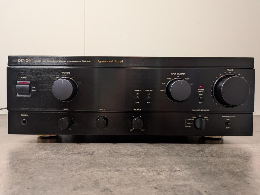 Denon PMA-860 Versterker – Topstaat – WiiM Mini Optioneel, Gebruikt, Denon, Ophalen of Verzenden, 60 tot 120 watt