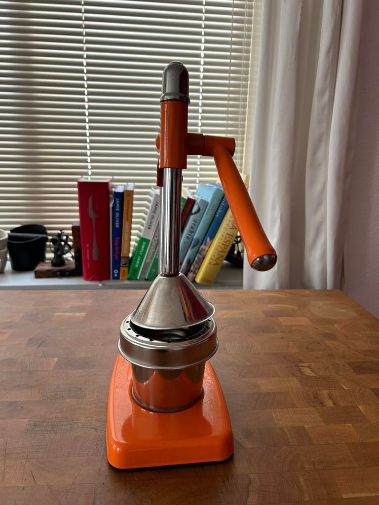 Vintage handmatige citruspers – horeca stijl, Antiek en Kunst, Ophalen