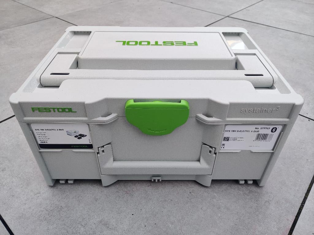 Festool systainer³ SYS3 M 187 van energie-set SYS 18V 2x5,0, Ophalen of Verzenden, Zo goed als nieuw