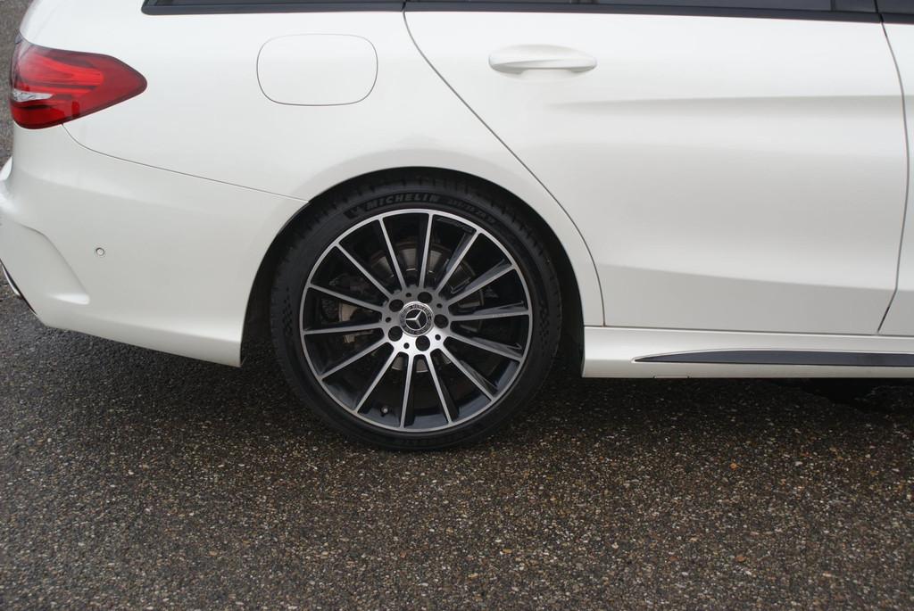 Mercedes-Benz C-klasse Estate 180 ///AMG Pakket | Pano | Nig, Auto's, Automaat, Achterwielaandrijving, Wit, C-Klasse