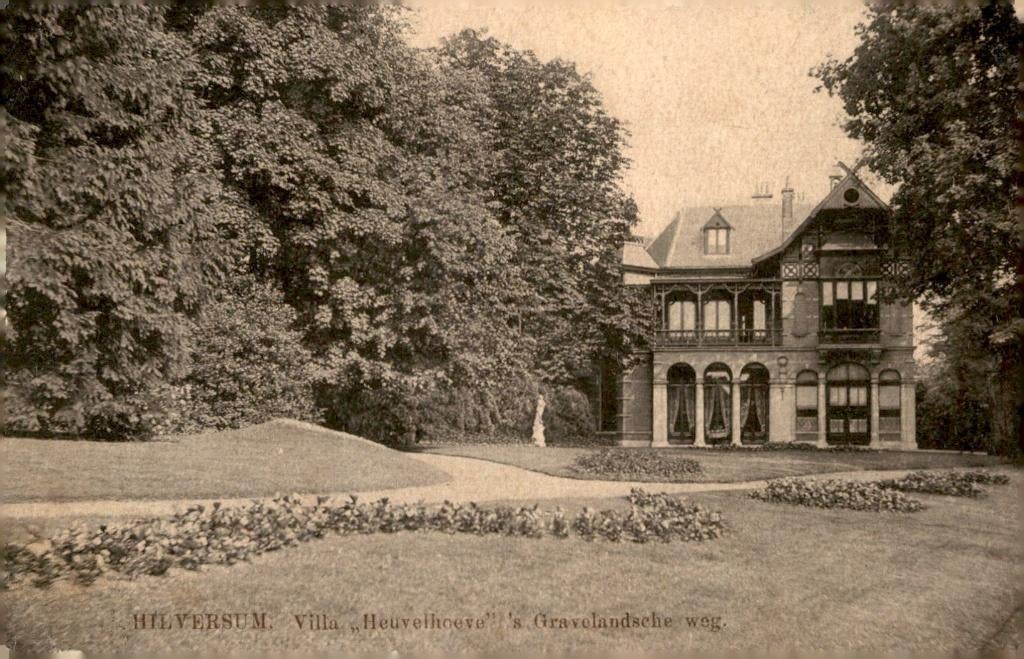 Hilversum Villa Heuvelhoeve 's Gravelandscheweg # 594, Verzenden, Voor 1920, Gelopen, Noord-Holland