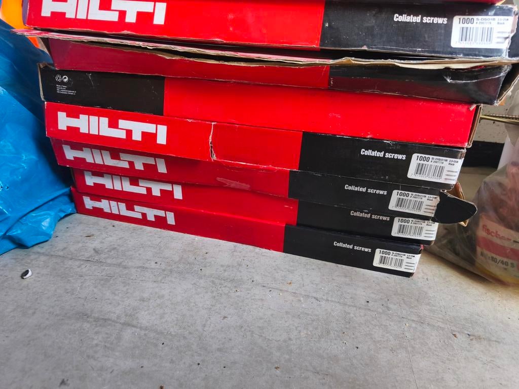 Hilti gips schroeven op band fijne spoed, Ophalen, Minder dan 150 ampère