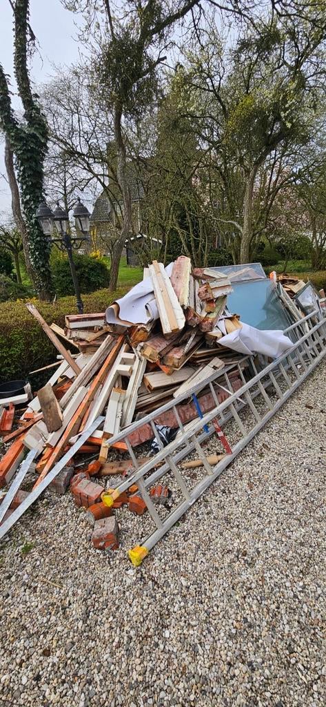 Sloophout brandhout, Doe-het-zelf en Verbouw, Hout en Planken, Minder dan 25 mm, Ophalen of Verzenden, Pallet, Minder dan 200 cm
