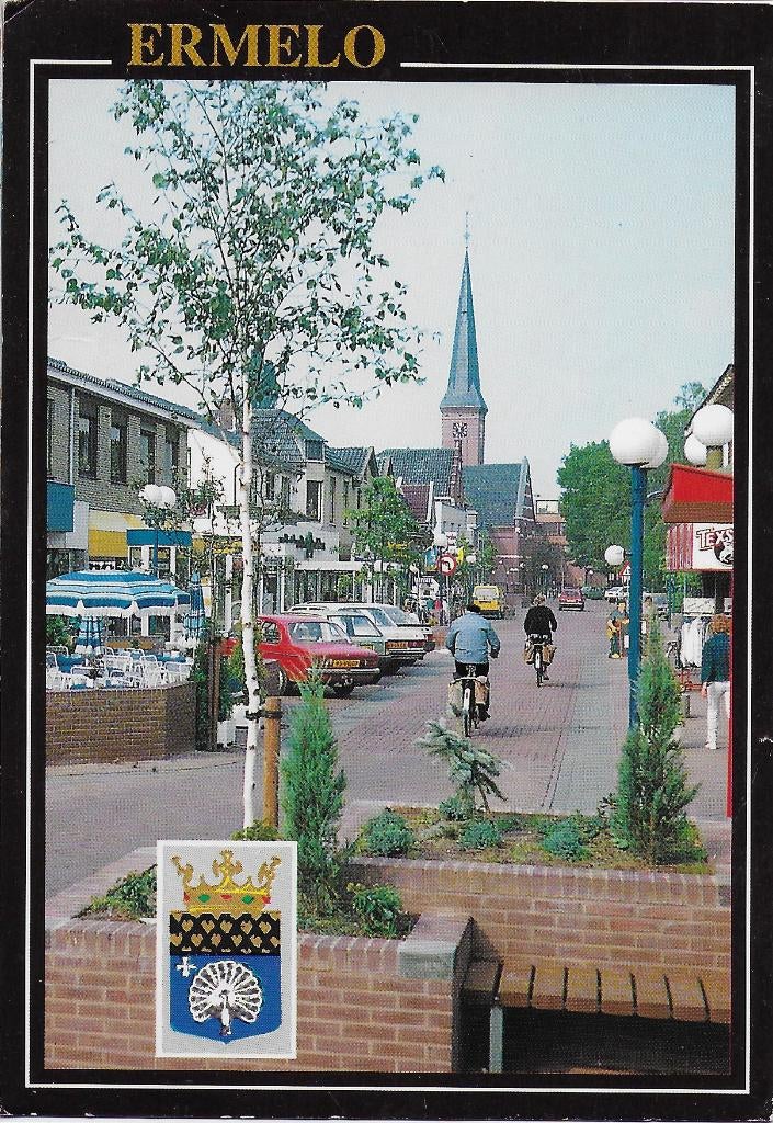 Ermelo gelopen Ansichtkaart ( 1344 ), Ophalen of Verzenden, 1920 tot 1940, Gelopen, Gelderland