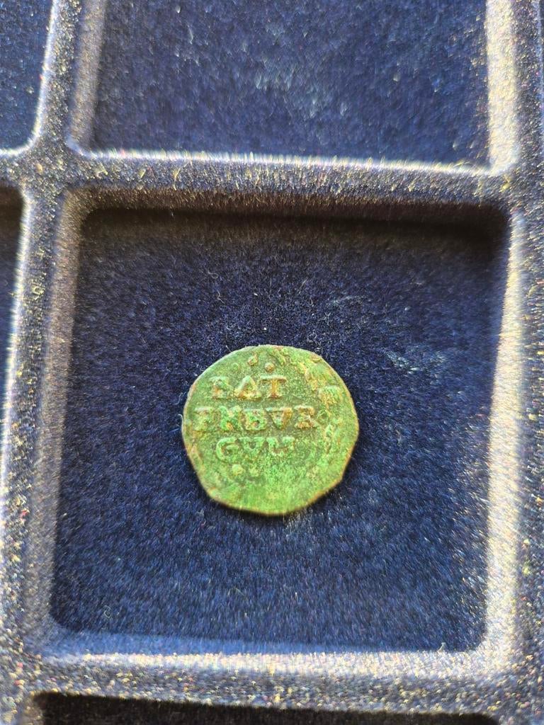 Zeldzame duit Batenburg bodemvondst metaaldetector, Ophalen of Verzenden, Vóór koninkrijk, Overige waardes, Losse munt