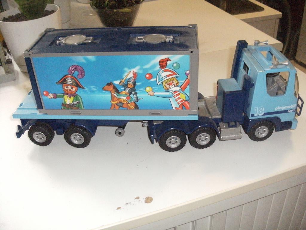 playmobil container truck misb, Ophalen of Verzenden, Zo goed als nieuw, Complete set