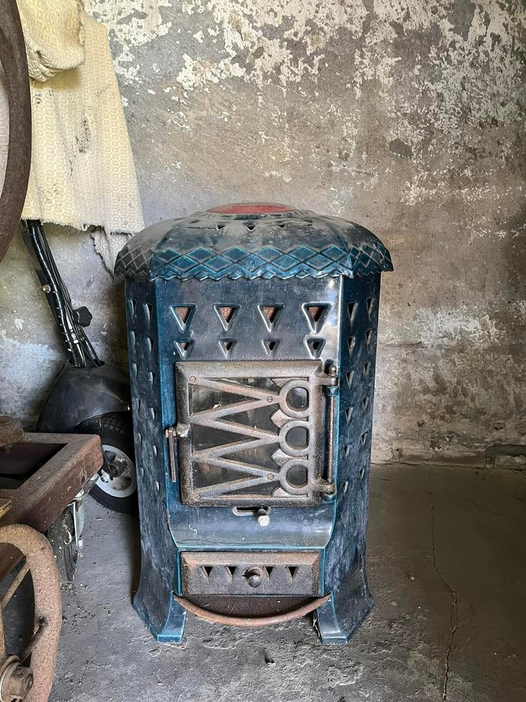 Kacheltje., Huis en Inrichting, Ophalen, Gebruikt, Elektrisch, Houtkachel