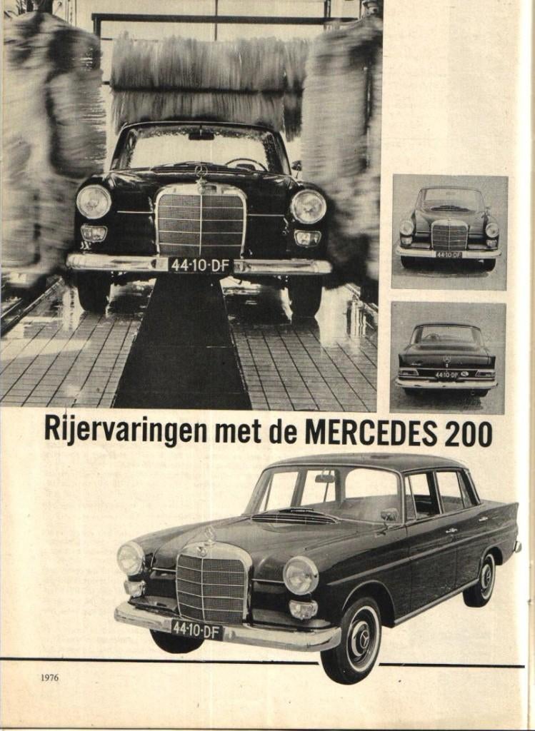 Autokampioen test Mercedes 200 Augustus 1967, Ophalen of Verzenden, Gelezen, Mercedes