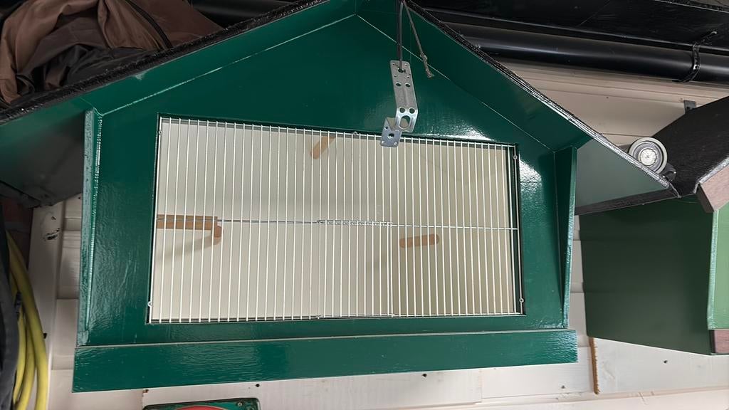 Lijster merelkooi, Dieren en Toebehoren, Ophalen of Verzenden, Zo goed als nieuw, Hout, Vogelkooi