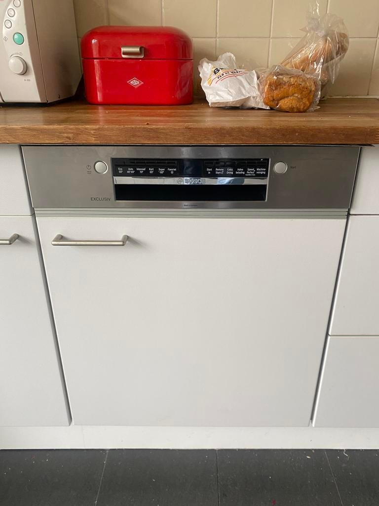 BOSCH inbouw vaatwasser, Ophalen, Minder dan 85 cm, 60 cm of meer, Zo goed als nieuw