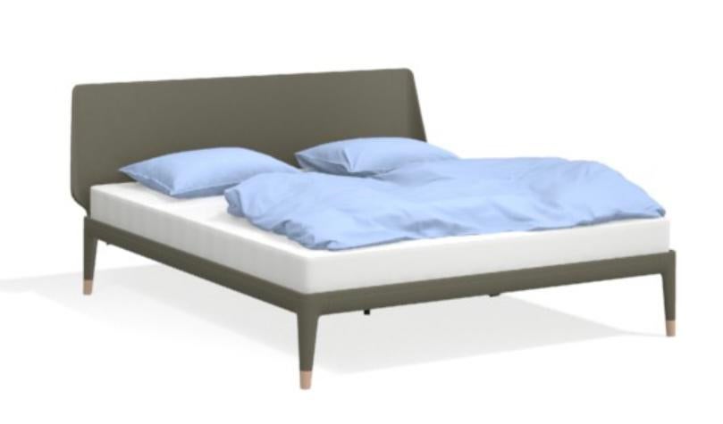 Auping Essential 180x200 Warm Grey, Verstelbaar en Hoofdbord, Huis en Inrichting, Slaapkamer | Bedden, Zo goed als nieuw, Tweepersoons