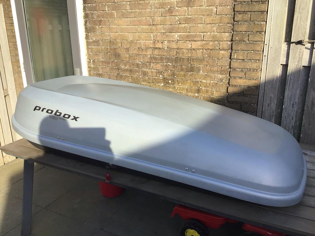 Dakkoffer Hapro Probox 460 - Ruime en veilige opslag, Auto diversen, Ophalen of Verzenden, Gebruikt