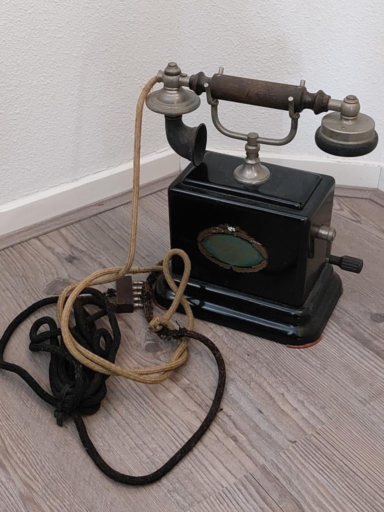 Antieke Kjobenhavns Telefon - Decoratief Telefoontoestel, Antiek en Kunst, Ophalen