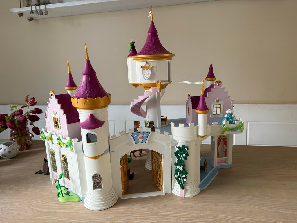 Playmobil Groot Prinsessen Kasteel met extra's, Kinderen en Baby's, Speelgoed | Playmobil, Zo goed als nieuw, Complete set, Ophalen of Verzenden