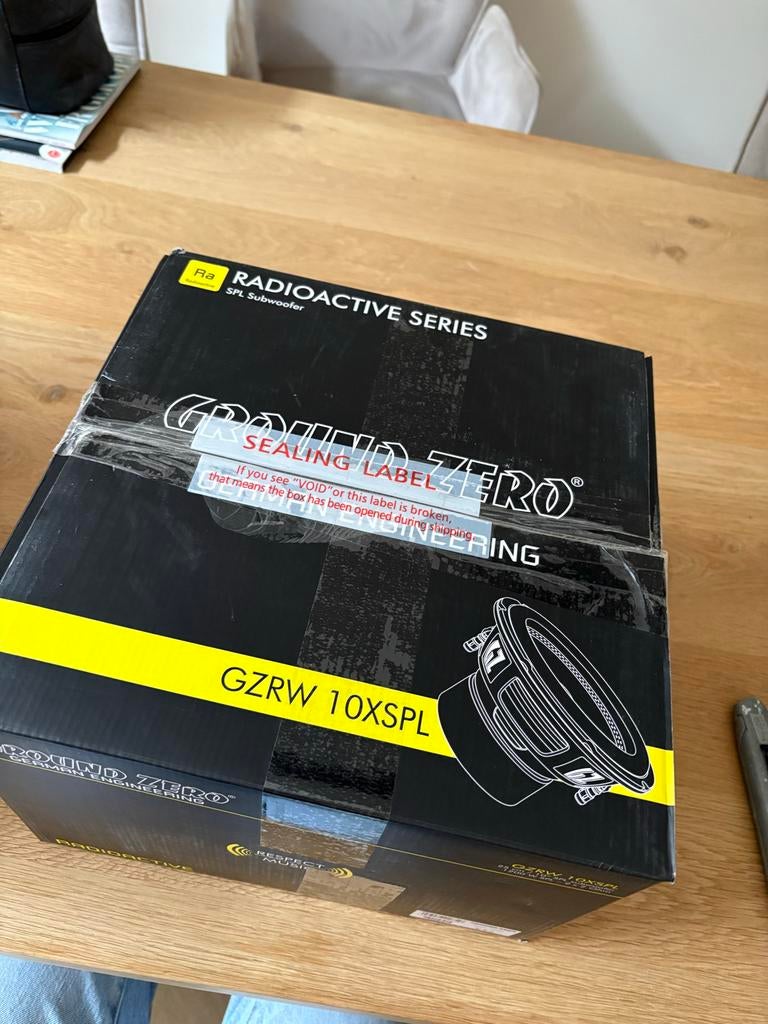 Ground Zero GZRW 10XSPL Subwoofer, Auto diversen, Autospeakers, Ophalen of Verzenden, Zo goed als nieuw