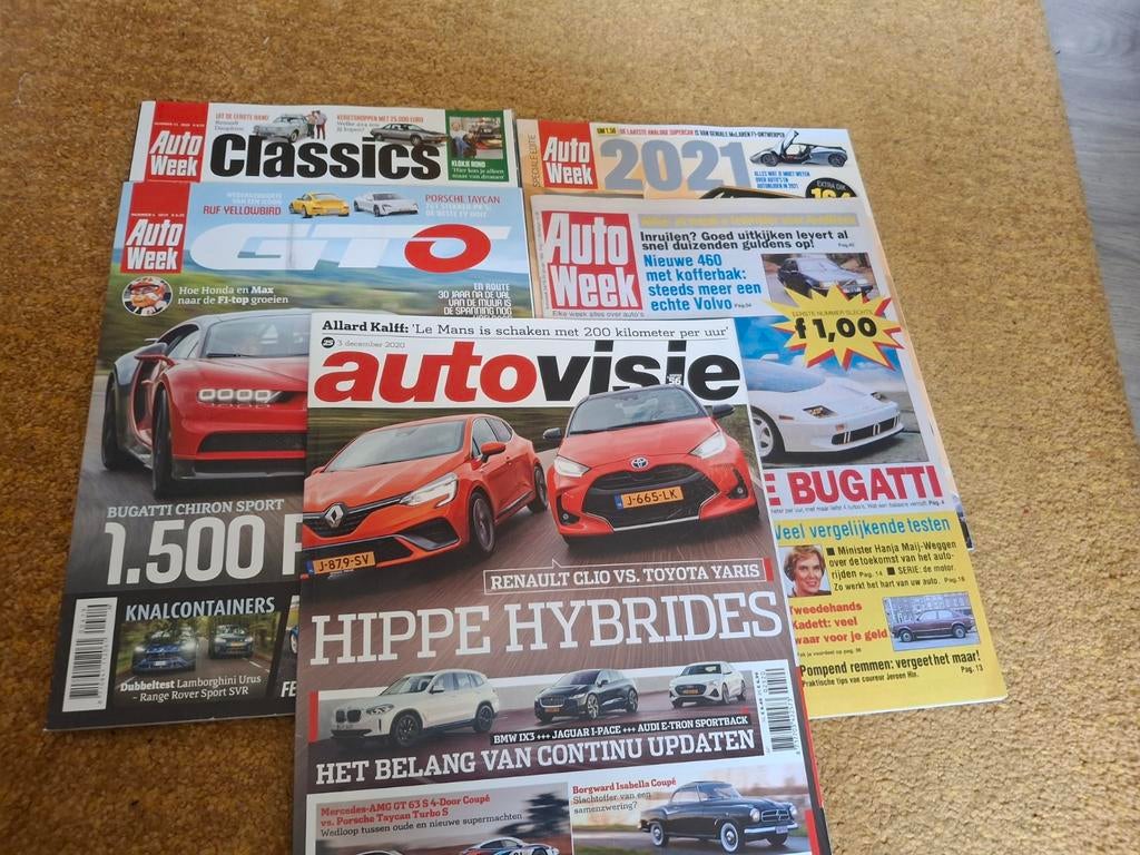 Diverse autobladeren: Autoweek, Autovisie, Autoweek Classics, Ophalen of Verzenden, Gelezen, Algemeen