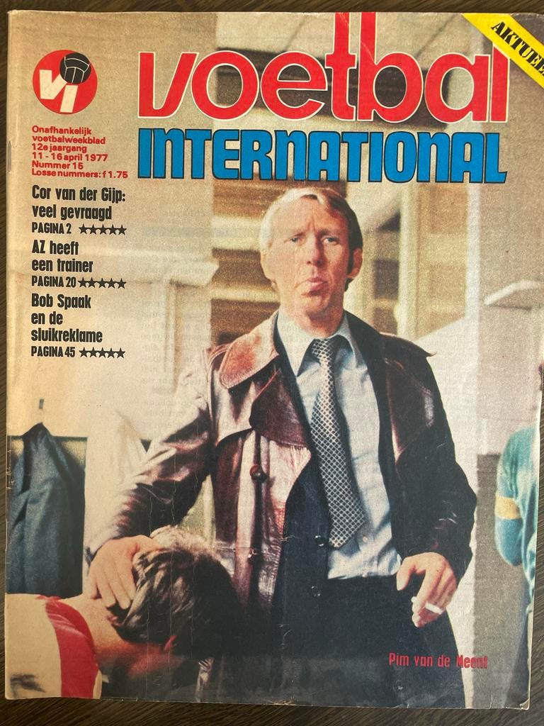 Voetbal International no. 15 uit 1977, Ophalen of Verzenden, Gelezen, Sport en Vrije tijd