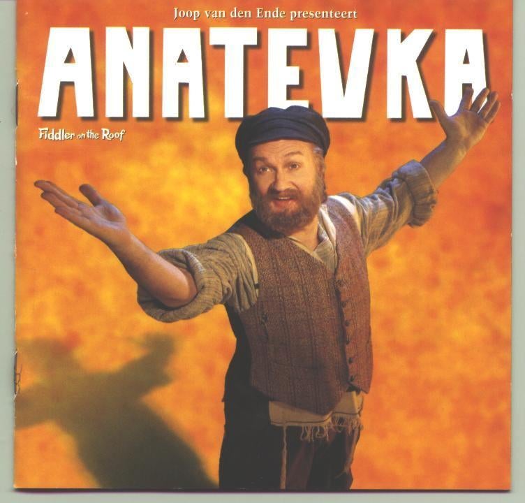 ANATEVKA- de musical- originele CD- Schaars- NL Cast, Ophalen of Verzenden, Zo goed als nieuw